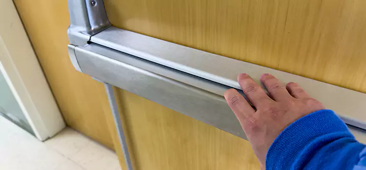 Installing a Push Bar on a Door Palos Hills